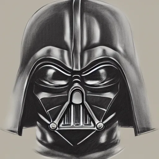 Prompt: heroic portrait character art for darth Vader, final fantasy tactics art, portrait of darth vader’s face, original character design for darth Vader from final fantasy tactics, colorized pencil sketch, sepia tone, 8k, 4k