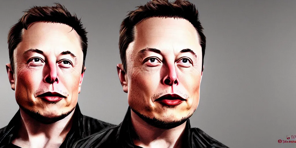 Prompt: elon musk in the style of waya steurbaut, high resolution film render 100k, photo realistic