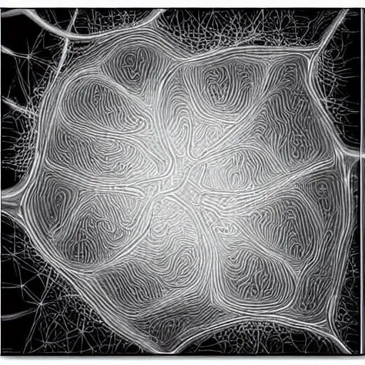 Prompt: reaction diffusion lines