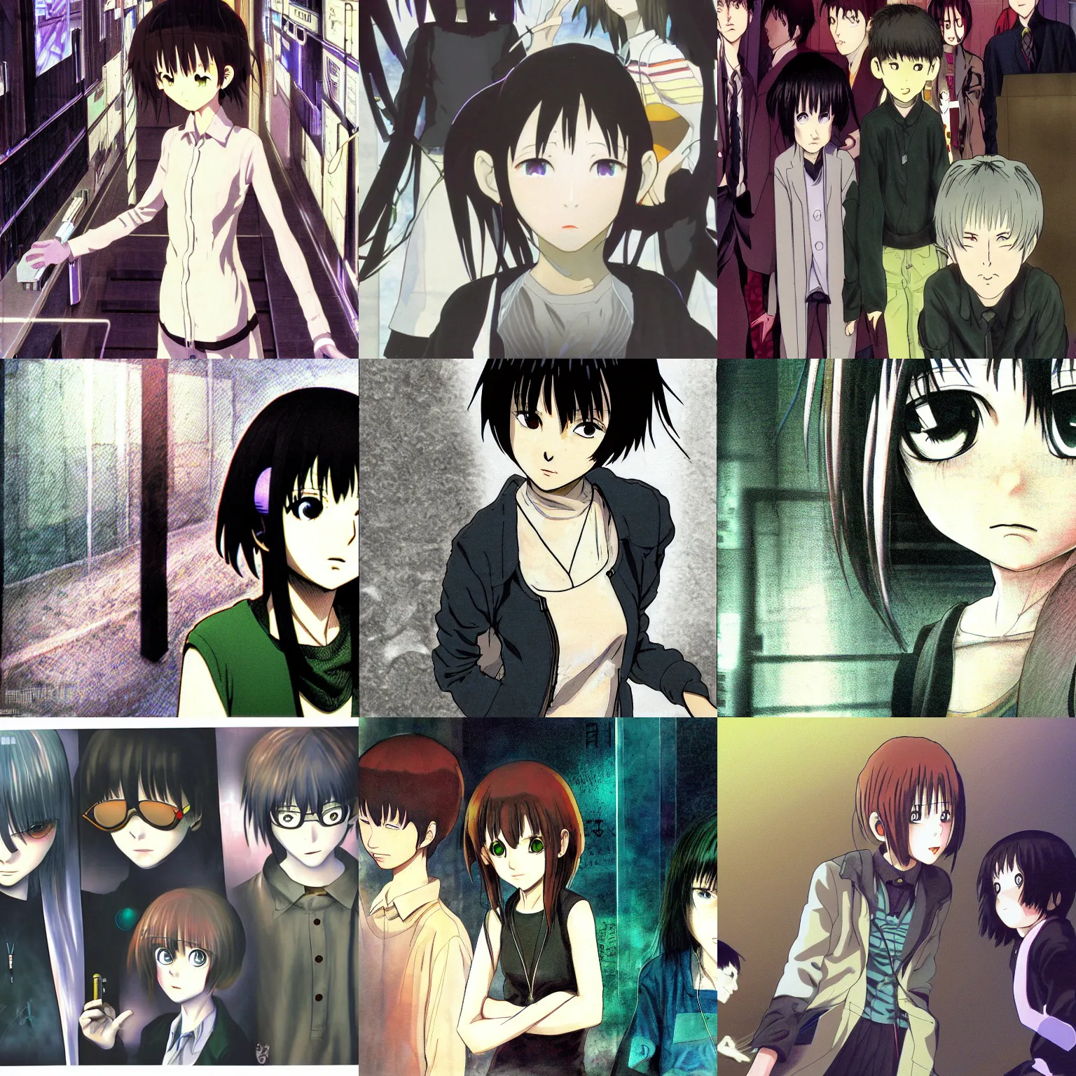 Prompt: Serial Experiments Lain, High detail anime art, high detail concept art,