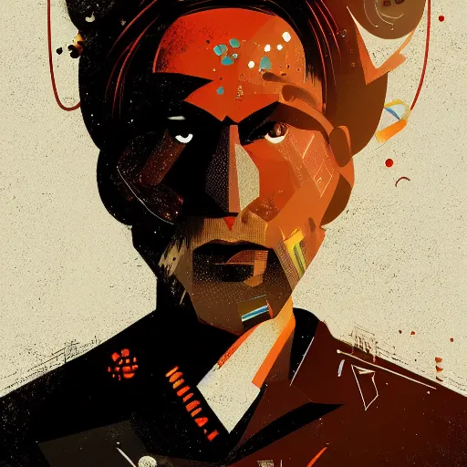 Image similar to A character by Petros Afshar