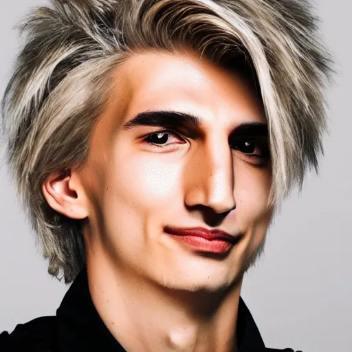 Image similar to really ugly xqc, big nose, underbite