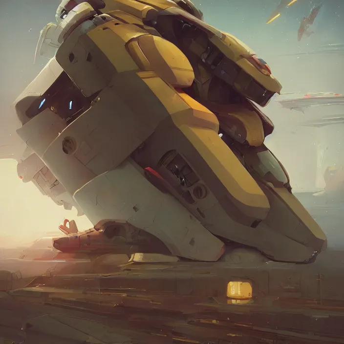 Image similar to a beautiful portrait painting of an spaceship by sergey kolesov and pascal blanche and greg rutkowski andsachin teng. in style of digital art. colorful comic, symmetry, hyper detailed. octane render. trending on artstation