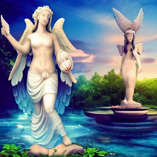 Image similar to goddess angel of tranquility