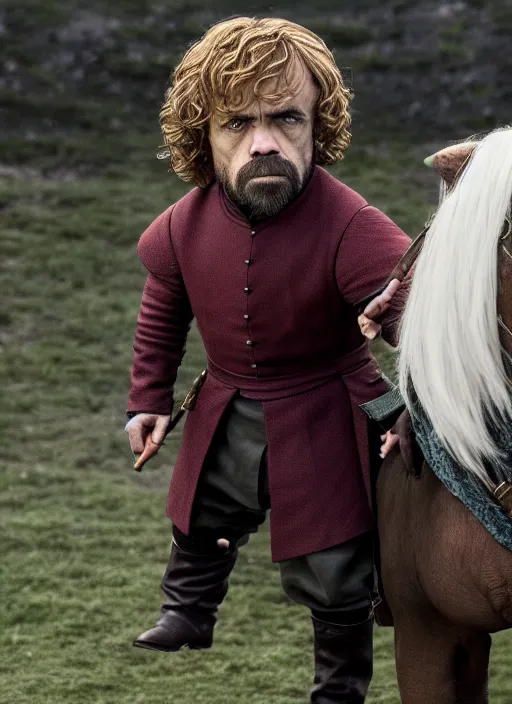 Prompt: tyrion lannister in my little pony