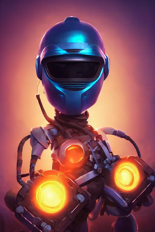 Image similar to epic mask helmet robot ninja portrait stylized as fornite style game design fanart by concept artist gervasio canda, behance hd by jesper ejsing, by rhads, makoto shinkai and lois van baarle, ilya kuvshinov, rossdraws global illumination radiating a glowing aura global illumination ray tracing hdr render in unreal engine 5