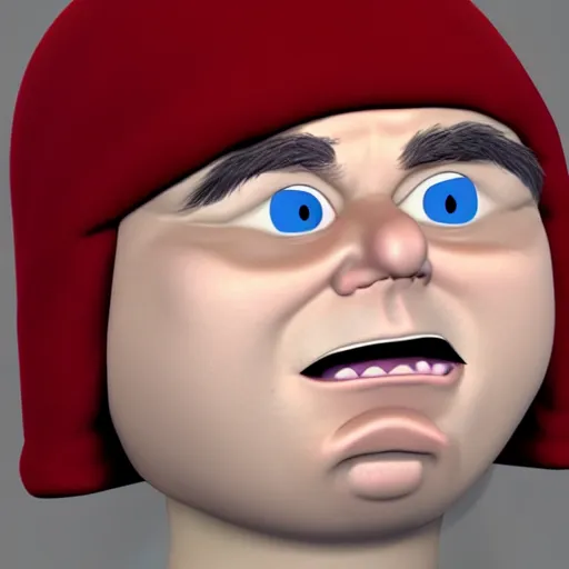 Prompt: eric cartman face from south park south park south park south park cgsociety photorealistic cg model