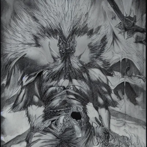 Image similar to berserk by kentaro miura