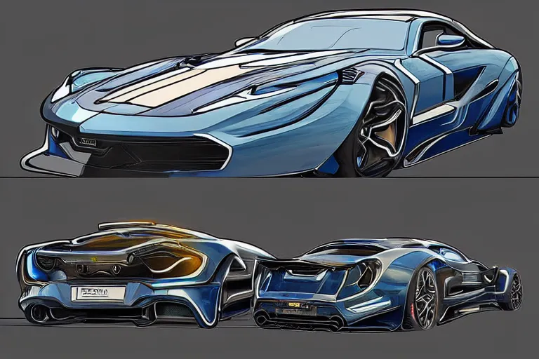 Image similar to Automotive design art, digital art, marker art, Frank Stephenson, gordon murray, trending on Behance, trending on artstation, trending on deviantart, trending on dezeen,