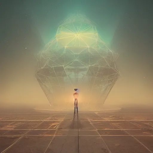 Prompt: Mind wandering by Mike beeple Winklemann