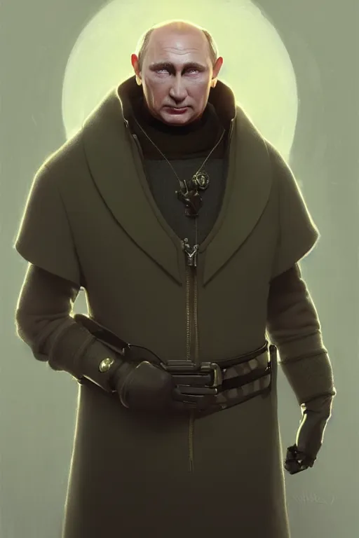 Prompt: Putin as Gru from Minions, portrait, highly detailed, digital painting, artstation, concept art, smooth, sharp focus, illustration, cinematic lighting, art by artgerm and greg rutkowski and alphonse mucha