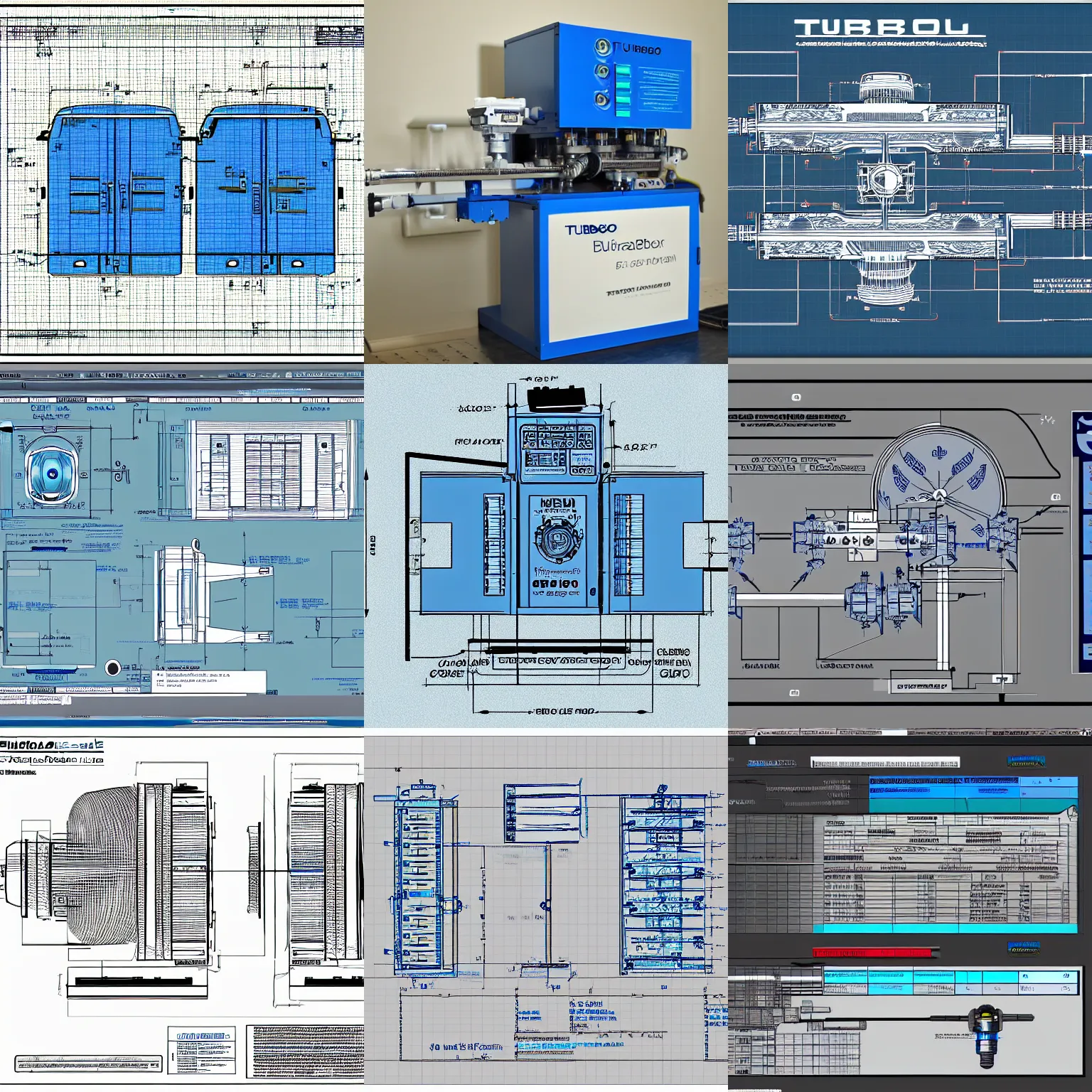 Prompt: turbo encabulator blueprint