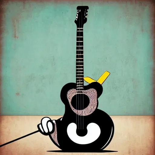 Prompt: pingu playing guitar, music festival, photorealistic