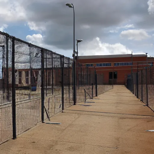 Image similar to a school turned into a prison