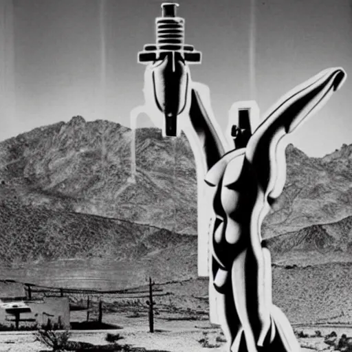 Image similar to fallout new vegas by man ray