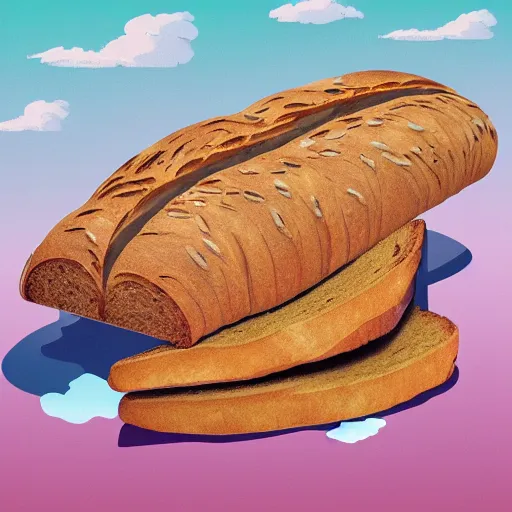 Image similar to bread album art, cover art, poster