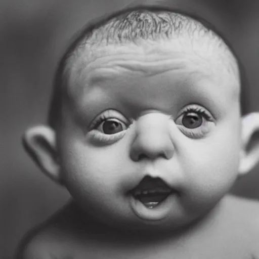 Image similar to Quasimodo as a baby