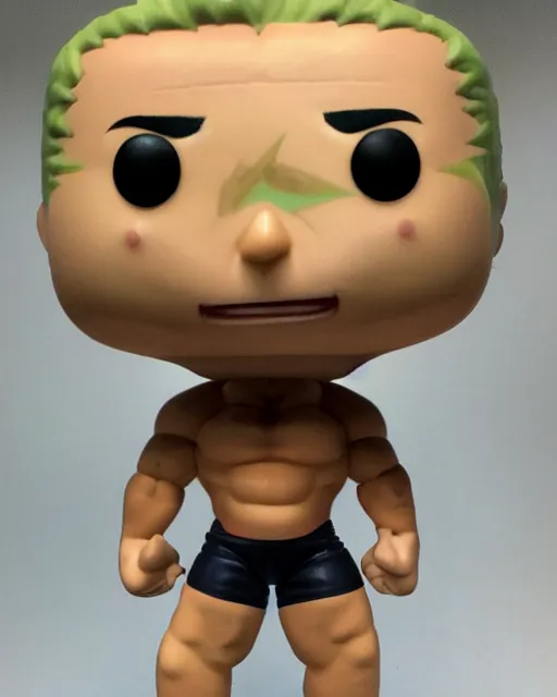 Image similar to Wrestler Funko Pop. Photographic, photography