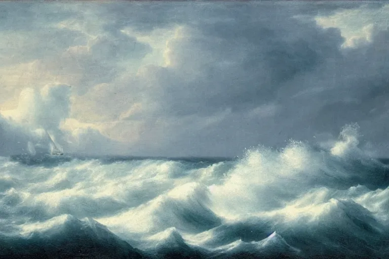 Image similar to a storm at sea