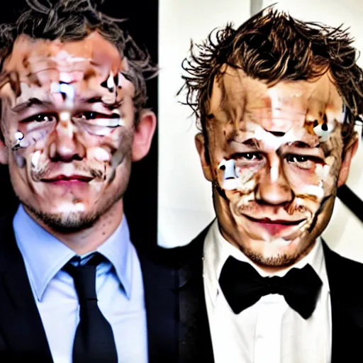 Prompt: heath ledger at 4 3 years old