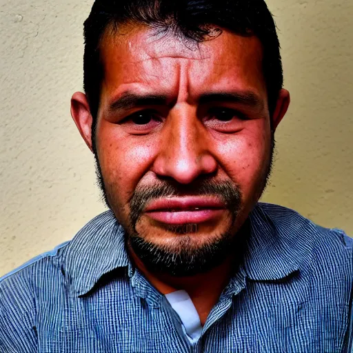 Image similar to real-life face portrait of a Colombian man in his 30s