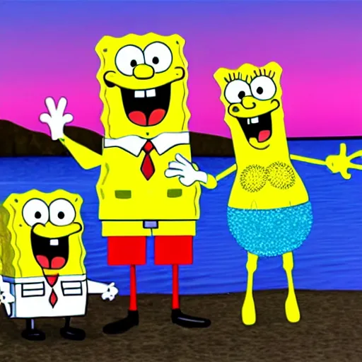 Image similar to SpongeBob starring Selena Gomez,