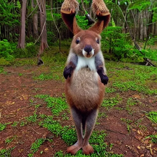 Image similar to wild gummy kangaroo, epic photo