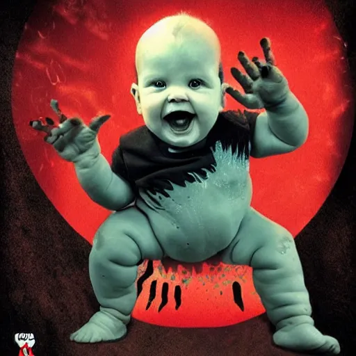 Prompt: mutant baby