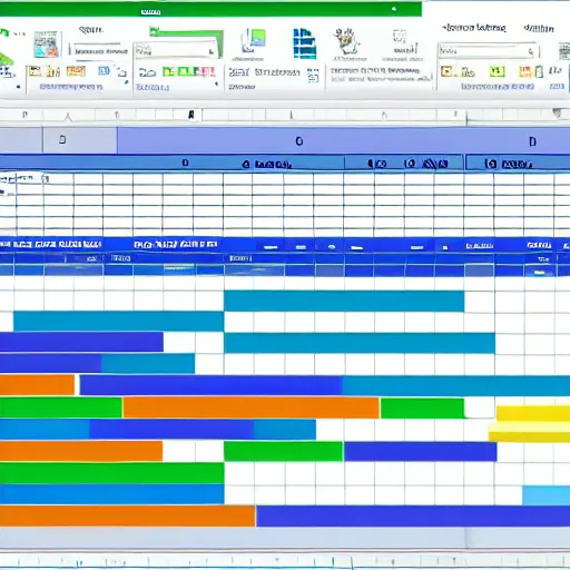Image similar to microsoft excel program interface