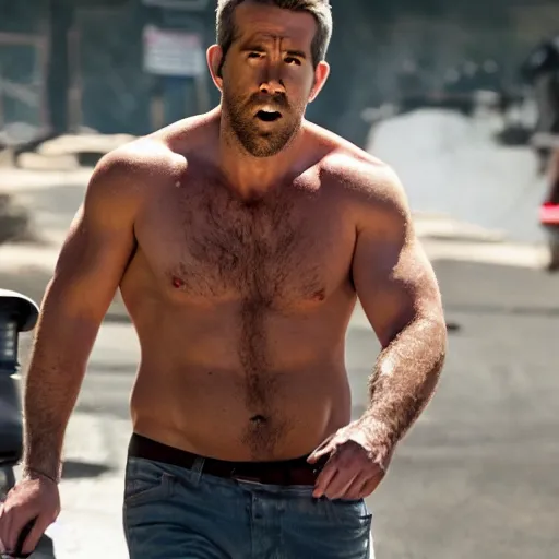 Prompt: Obese Ryan Reynolds 4k hd