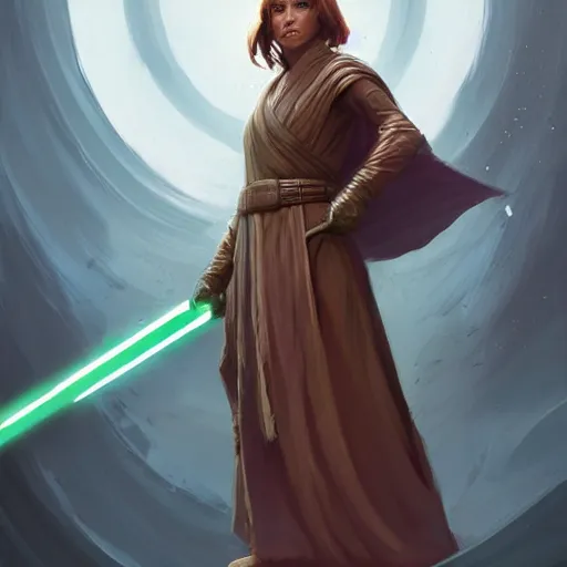 star wars female jedi knight