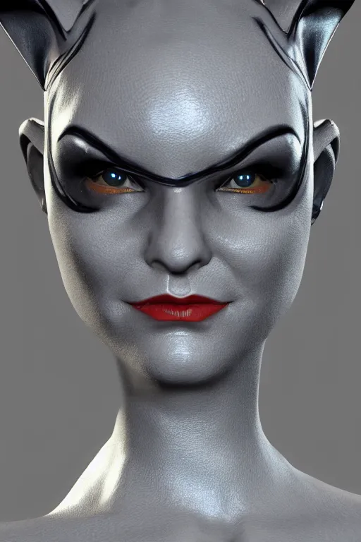 Prompt: 3d render of Catwoman from Batman Returns, portrait, photorealistic, concept art, character design, finalRender, octane, Unreal Engine