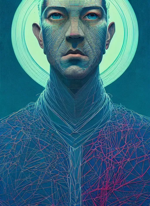 Prompt: symmetry!! stunning portrait of george sanders!! by victo ngai, kilian eng vibrant colours, dynamic lighting, digital art, winning award masterpiece, fantastically beautiful, illustration, aesthetically inspired by beksinski and dan mumford, trending on artstation, art by greg rutkowski, 8 k