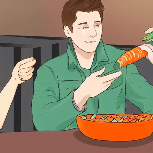 Prompt: wikihow how to feed carrots to a tesla