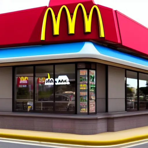Image similar to Ham Solo at mcdonalds, 4k