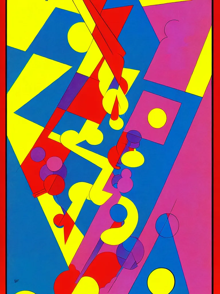 Image similar to comic book cover by kazimir malevitch suprematism avant - garde ( moebius ) hype kaws, procreate 2 0 2 2 print