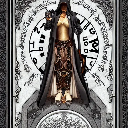 Image similar to amazing lifelike award winning clockwork grim reaper trending on art station artgerm greg rutowski alpgonse mucha cinematic