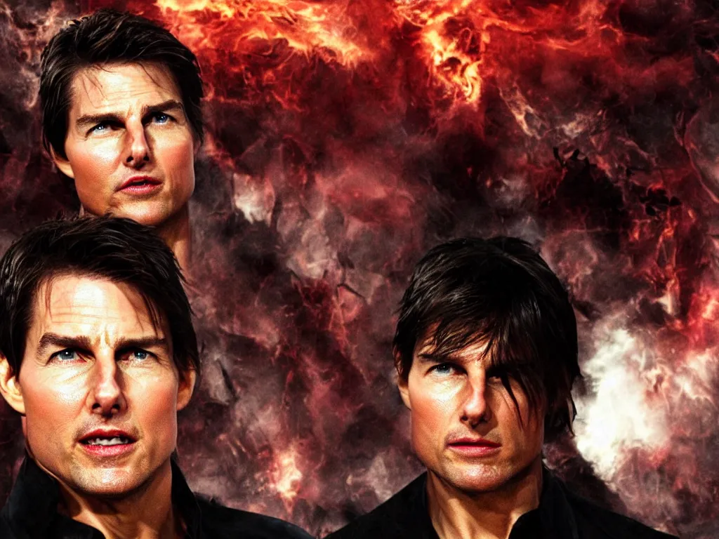 Prompt: tom cruise as a demon