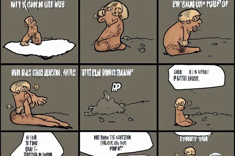 Image similar to comic about pooping by ben garrison