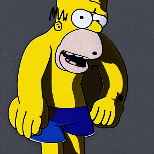 Prompt: Photorealistic Homer Simpson