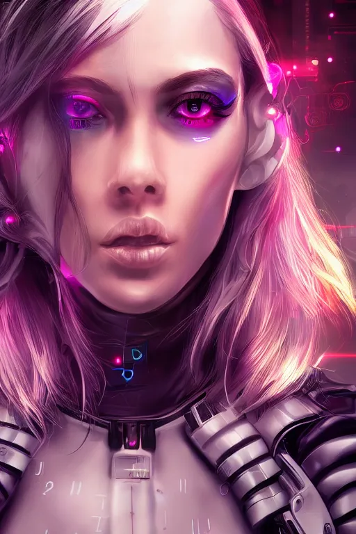 Image similar to heroine, beautiful, cyberpunk futuristic female, ultra detailed, digital art, 8 k, character, realistic, portrait, hyperrealistic