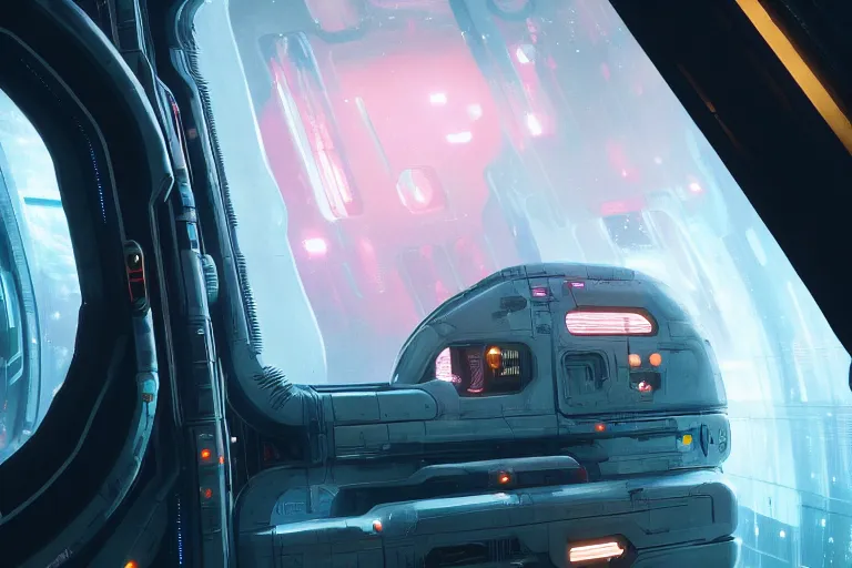Image similar to a close up shot of the a scifi door inside a spaceship, wadim kashin, simon stalenhag, 8 k, raw, featured in artstation, octane render, cinematic, elegant, intricate, 8 k
