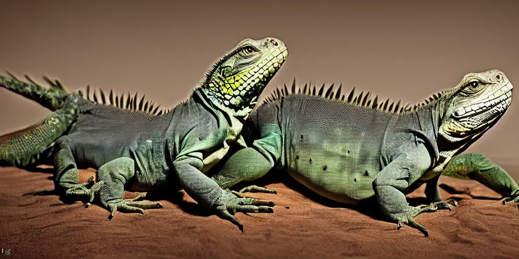 Prompt: award winning photo of an iguana by Peter Lik, hdr