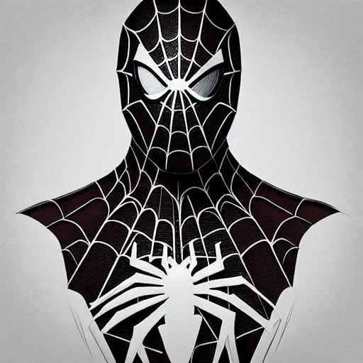 Image similar to “Spiderman , full figure. detailed portrait, character, intricate complexity, in the style of Artgerm, Kazuki Tanahashi, and WLOP, quixel megascan”