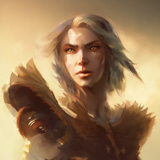 Image similar to dungeons and dragons character closeup portrait, dramatic light, lake background, 2 0 0 mm focal length, painted by stanley lau, painted by greg rutkowski, painted by stanley artgerm, digital art, trending on artstation