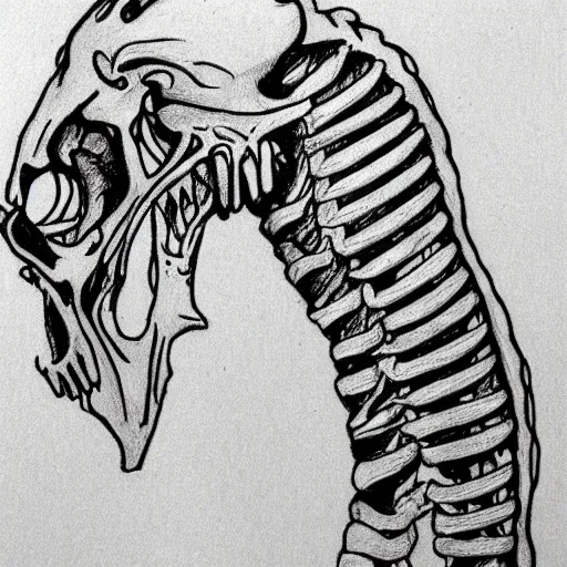 Prompt: skeleton horse eating apples from the grim reaper, detailed drawing,