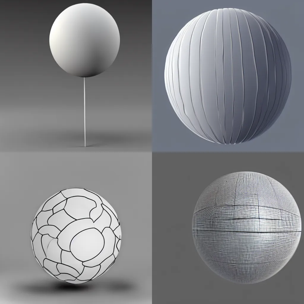 Prompt: 3d render of a sphere