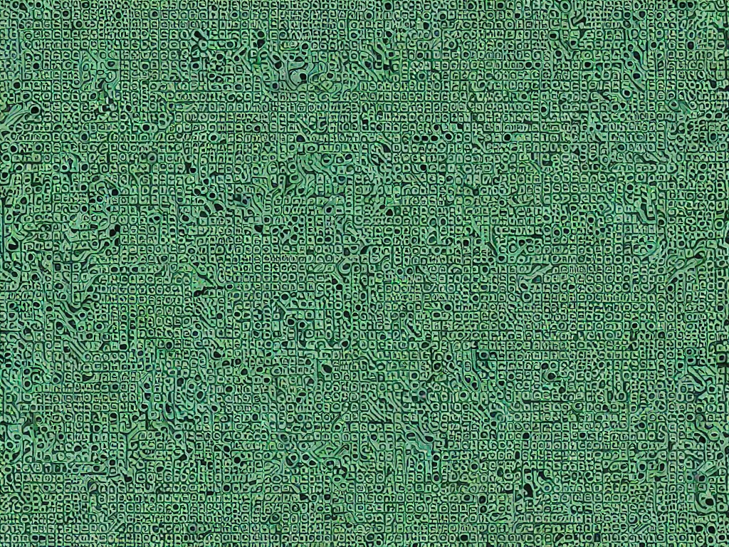 Prompt: cellular automata circuit board pattern, detailed, realistic