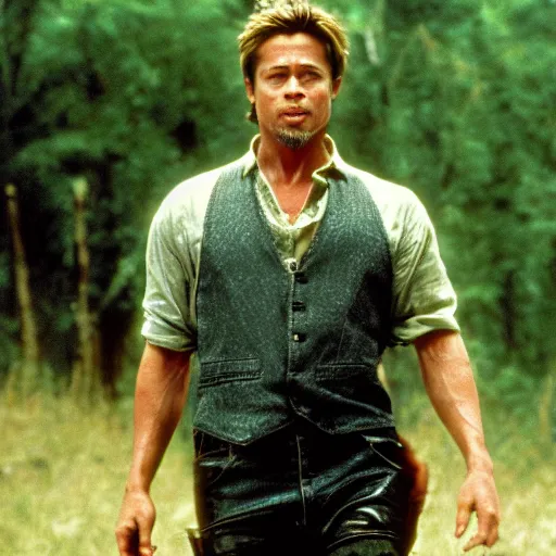 Prompt: brad pitt in pet semetary