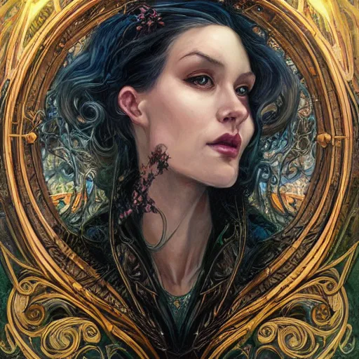 Image similar to a portrait in the style of anna dittmann and donato giancola and charles dulac.